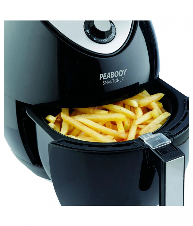 Freidora de aire Peabody Peaf605n 3.2Lts 1400w Negra Amutmin Shop