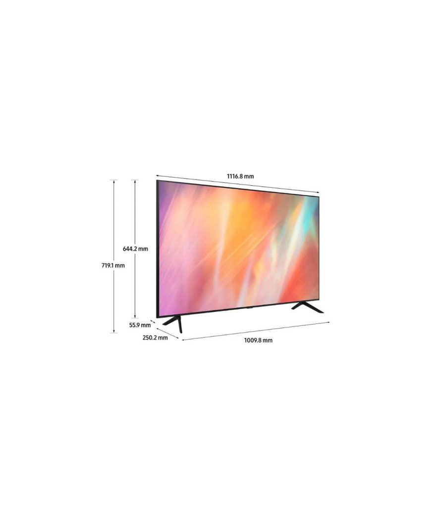 TV LED 4K 50 SAMSUNG UN50AU7000GCZB - CRYSTAL UHD - Amutmin Shop