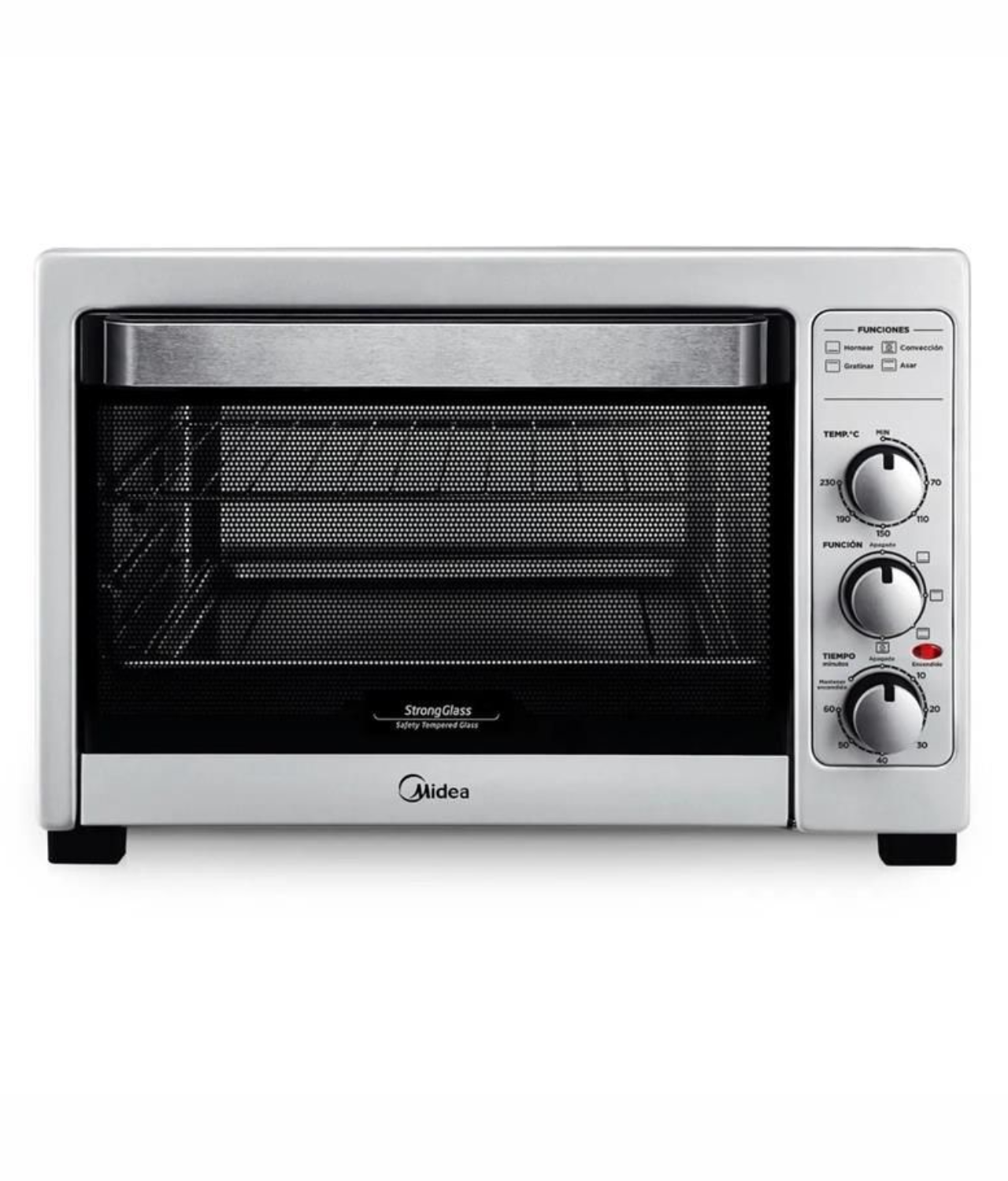 Horno Eléctrico Midea To-M340Sar4 Silver Grill 40Lts 1800W